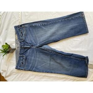 Gap Jean Blue Denim Capri Jeans Size 12/31
